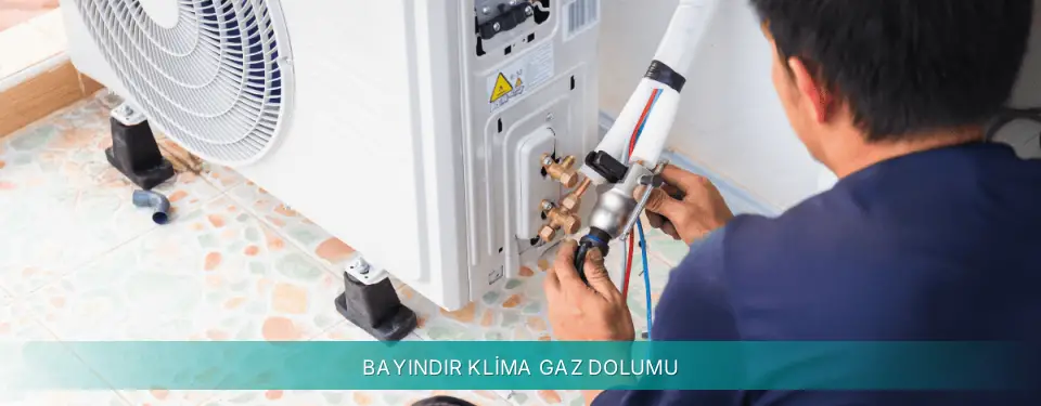 Bayındır İlçemi Siemens Klima Gaz Dolumu